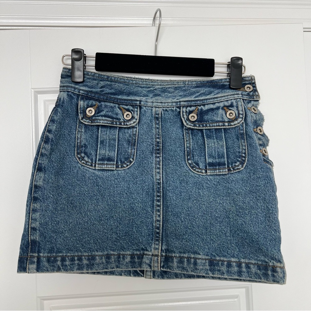 American Tradition Vintage Guess Denim Mini Skirt